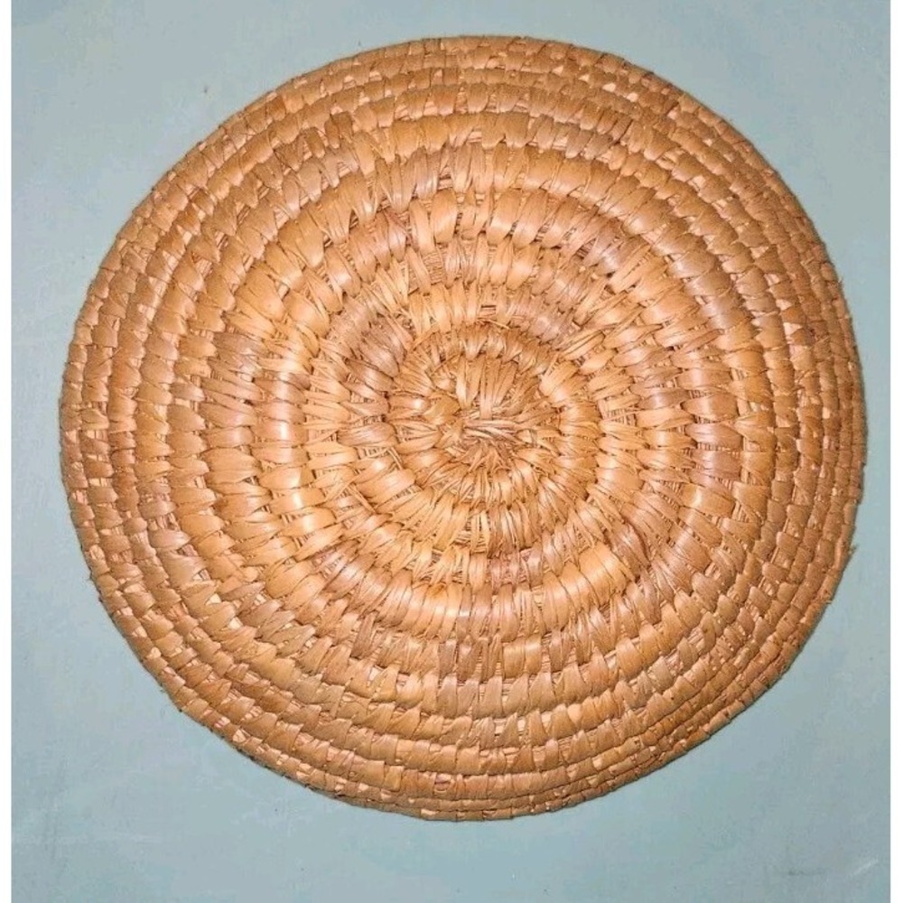 Sweet Grass Basket Artisan‎ Handmade Not Gullah Pristine 10.5" - Picture 5 of 5